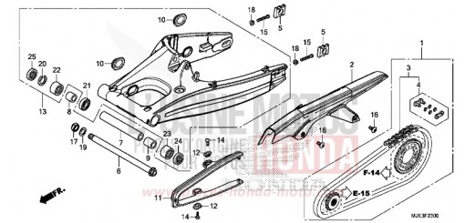 BRAS OSCILLANT CBR650FAH de 2017